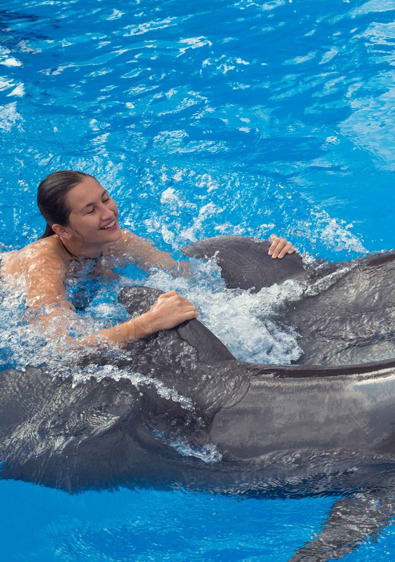 dolphin explorer punta cana chica con delines